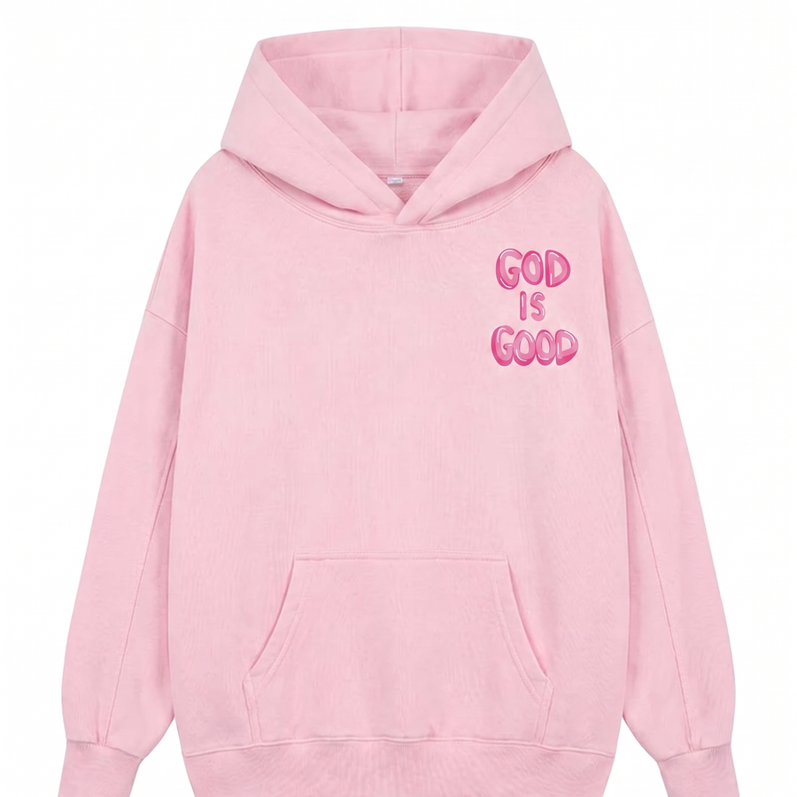 God Is Good Hoodie - Distressed Detail