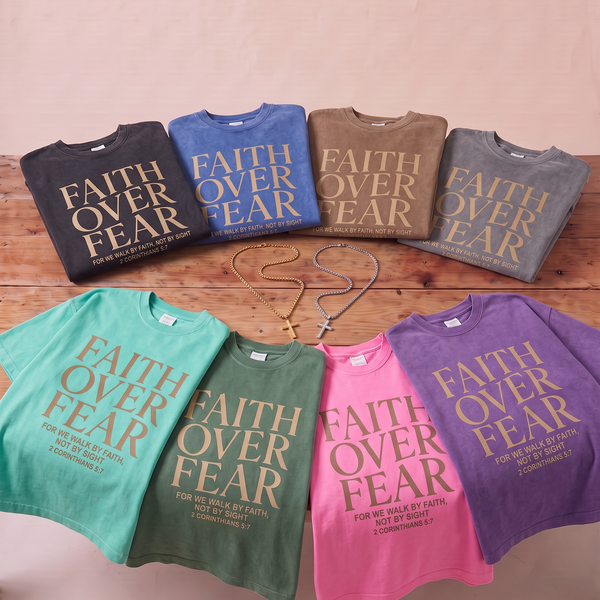 Faith Starter Pack — T-Shirt + Free Cross Necklace